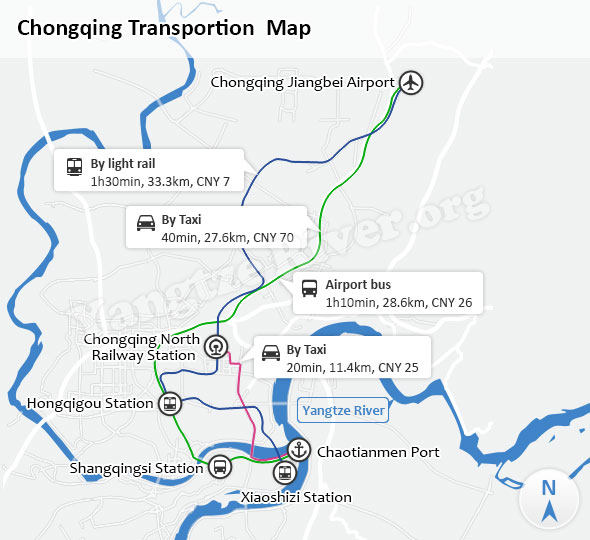 Chongqing Transportion Map