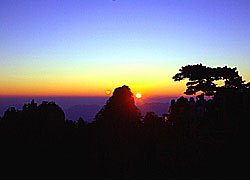 huangshan sunrise