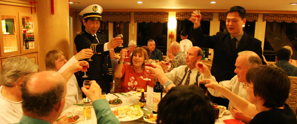 President Cruises Captain Welcome Party